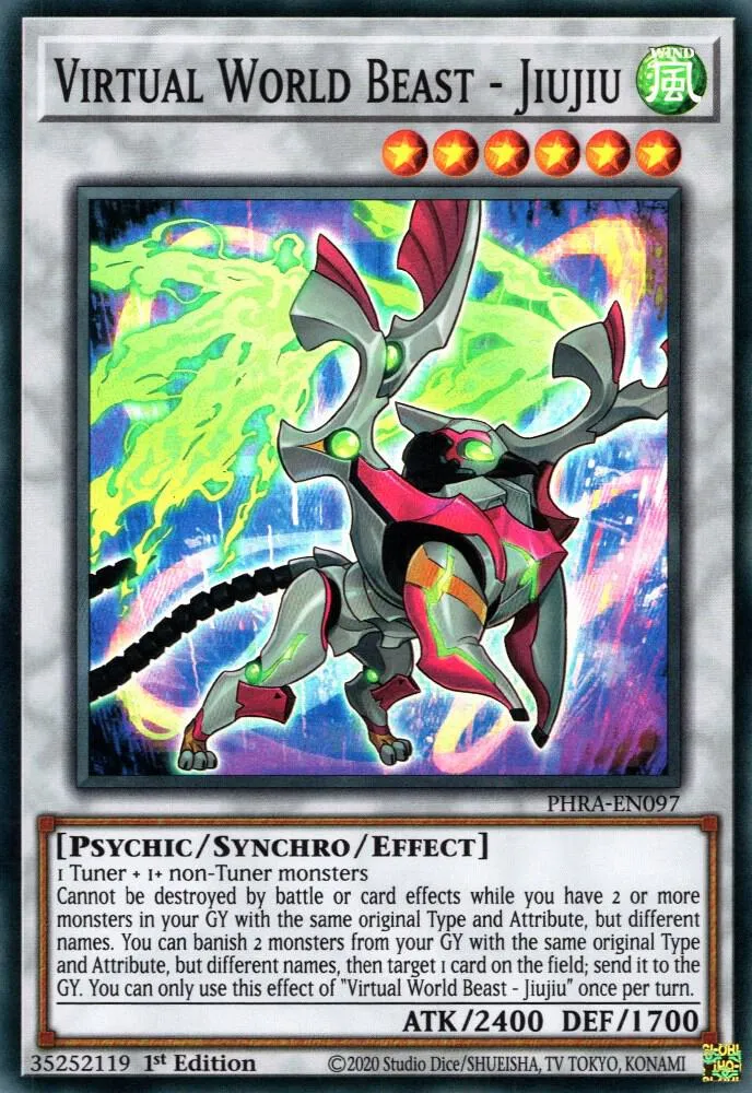 Virtual World Beast - Jiujiu — Phantom Rage — Yu-Gi-Oh!