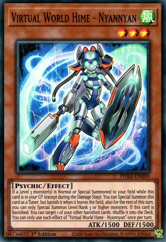 Virtual World Hime - Nyannyan — Phantom Rage — Yu-Gi-Oh!