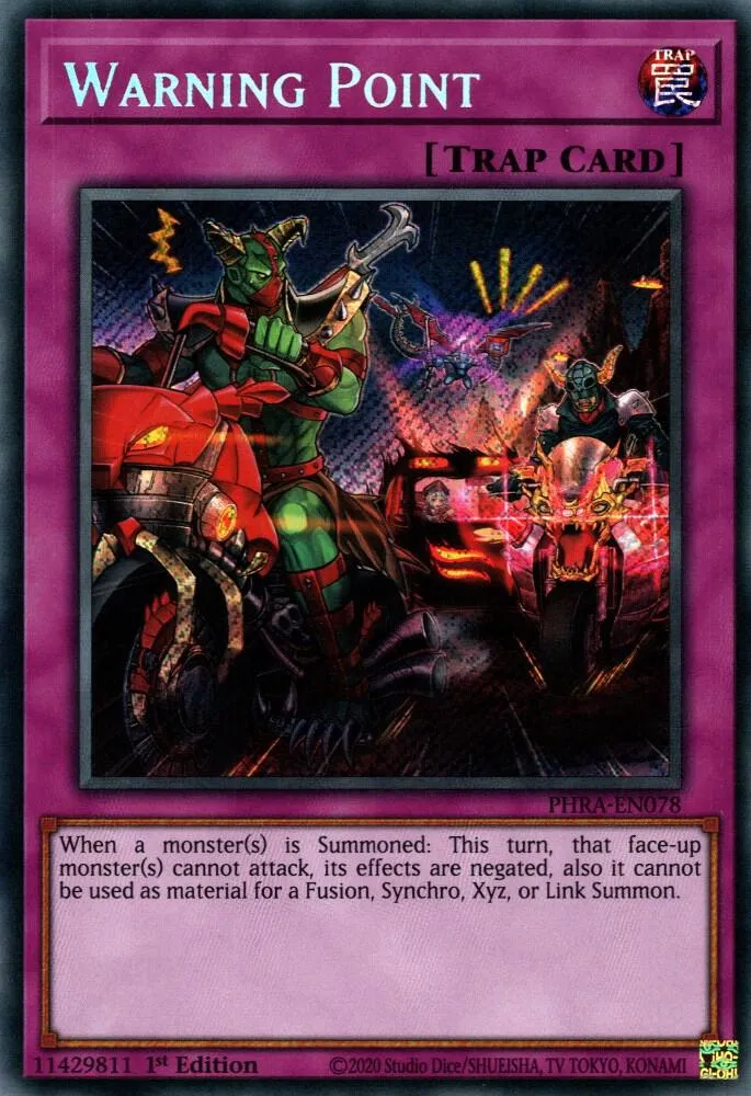Warning Point — Phantom Rage — Yu-Gi-Oh!