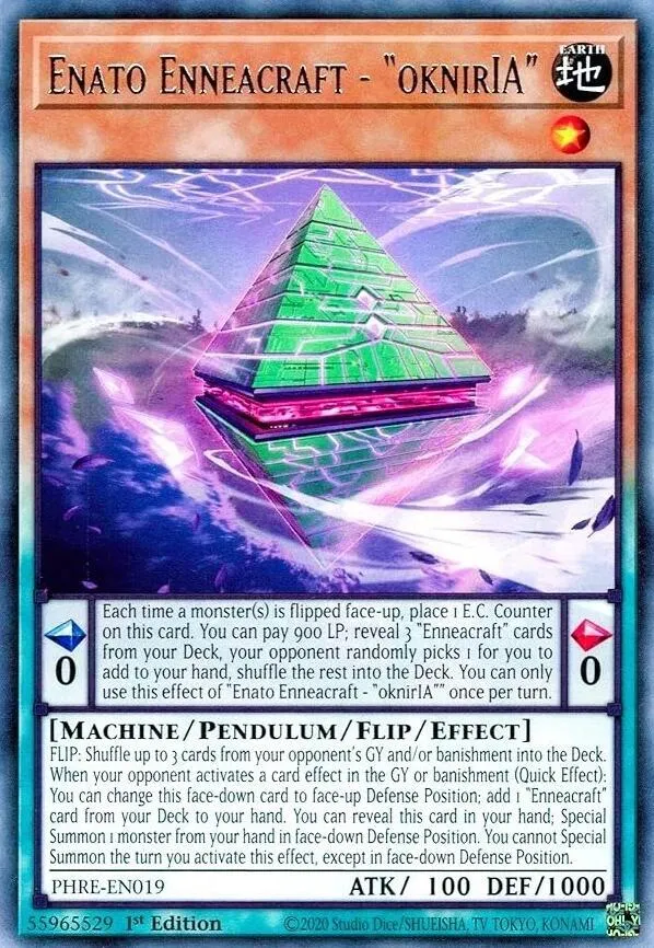 Enato Enneacraft - "oknirIA" — Phantom Revenge — Yu-Gi-Oh!