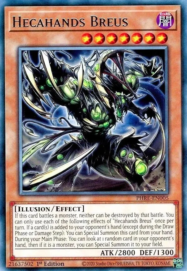 Hecahands Breus — Phantom Revenge — Yu-Gi-Oh!