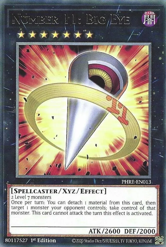 Number 11: Big Eye — Phantom Revenge — Yu-Gi-Oh!