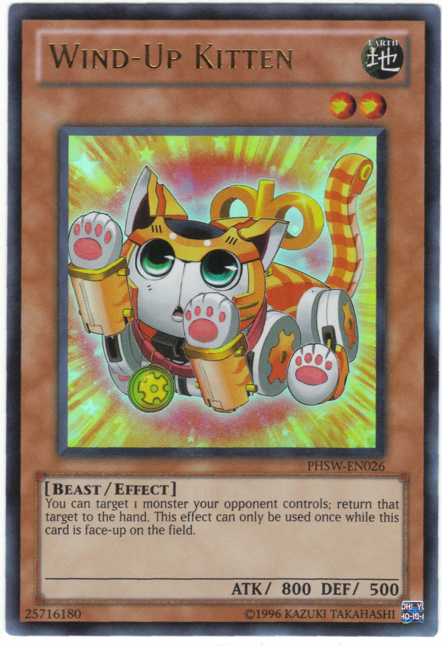 Wind-Up Kitten — Photon Shockwave - Unlimited — Yu-Gi-Oh!