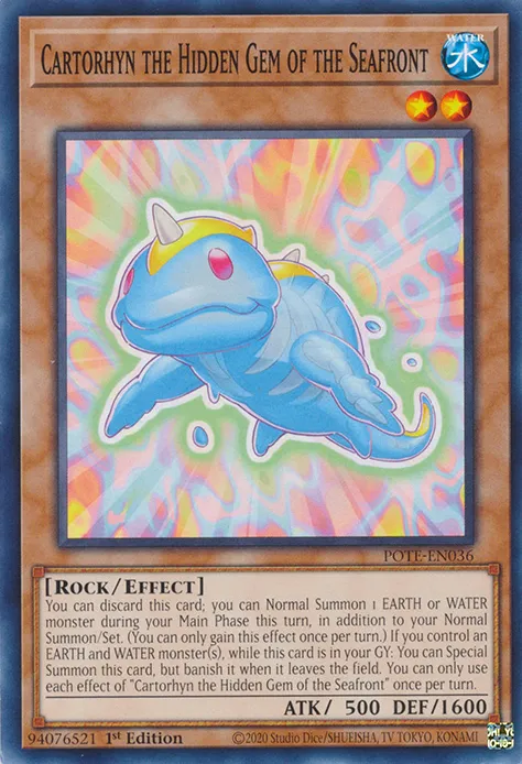Cartorhyn la Gemme Cachée du Front de Mer — Power of the Elements — Yu-Gi-Oh!