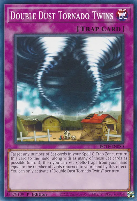 Double Tornade de Poussière Jumelle — Power of the Elements — Yu-Gi-Oh!