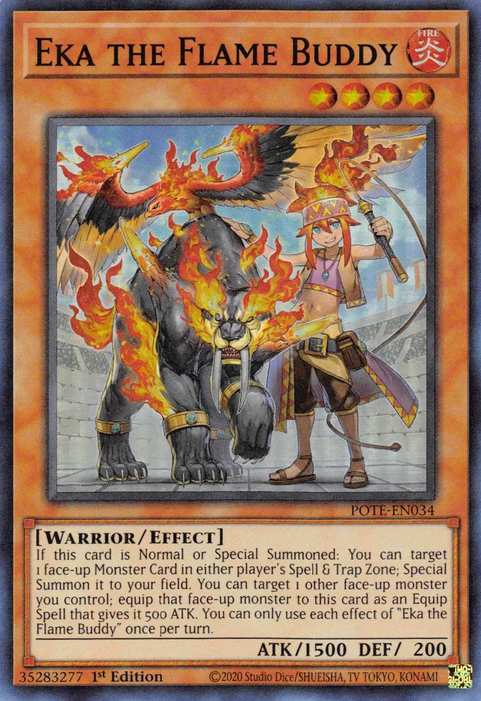 Eka, Pote des Flammes — Power of the Elements — Yu-Gi-Oh!