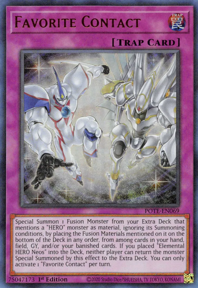 Favorite Contact — Power of the Elements — Yu-Gi-Oh!