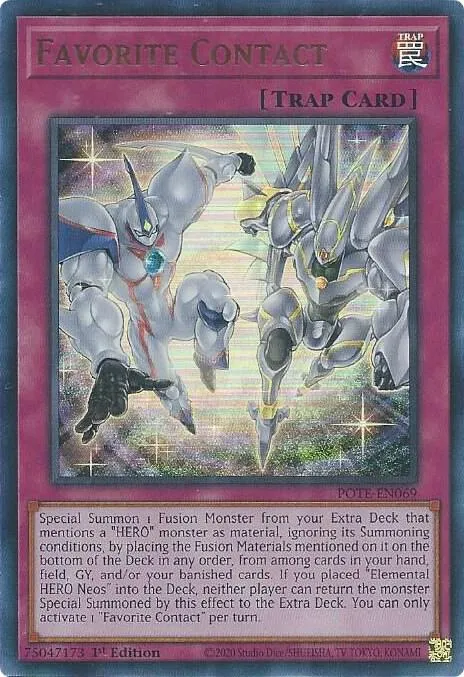 Favorite Contact — Power of the Elements - Unlimited — Yu-Gi-Oh!