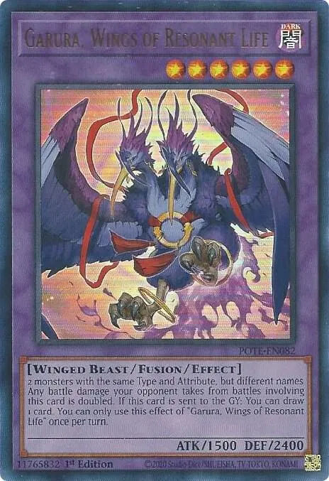 Garura, Wings of Resonant Life — Power of the Elements - Unlimited — Yu-Gi-Oh!