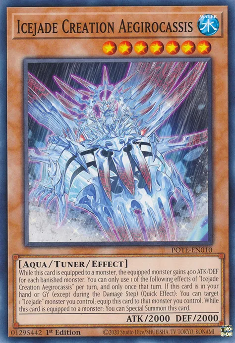 Icejade Creation Aegirocassis — Power of the Elements — Yu-Gi-Oh!