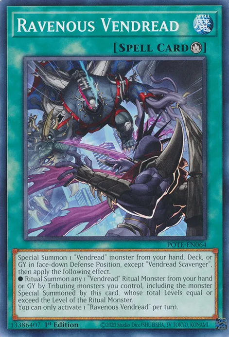 Vendetterreur Vorace — Power of the Elements — Yu-Gi-Oh!