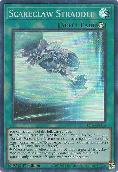 Scareclaw Straddle — Power of the Elements - Unlimited — Yu-Gi-Oh!