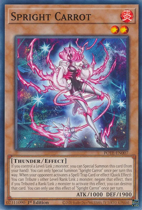 Spright Carrot — Power of the Elements — Yu-Gi-Oh!
