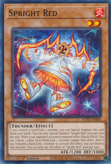 Spright Red — Power of the Elements — Yu-Gi-Oh!