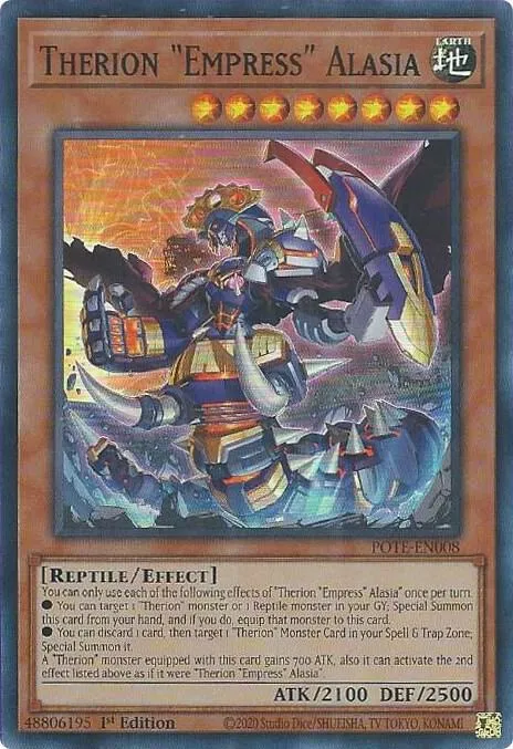 Therion "Empress" Alasia — Power of the Elements - Unlimited — Yu-Gi-Oh!