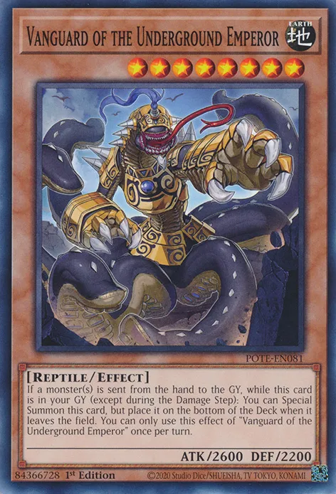 Avant-Garde de l'Empereur Souterrain — Power of the Elements — Yu-Gi-Oh!