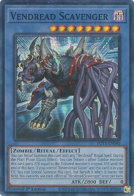 Vendread Scavenger — Power of the Elements - Unlimited — Yu-Gi-Oh!