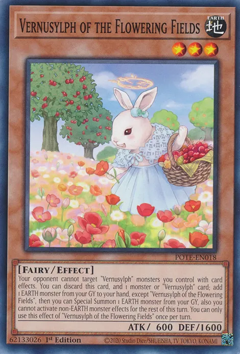 Vernusylphe des Champs en Fleurs — Power of the Elements — Yu-Gi-Oh!