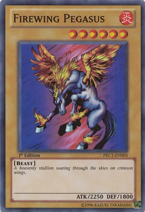 Pégase aux Ailes de Feu — Premium Collection — Yu-Gi-Oh!
