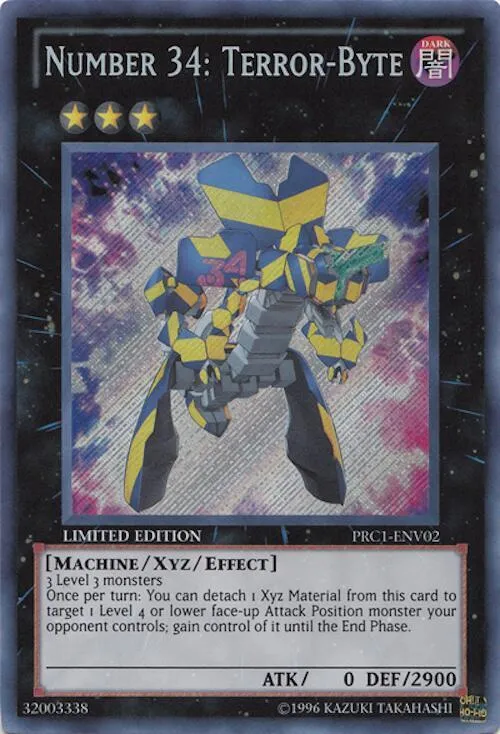 Number 34: Terror-Byte — Premium Collection — Yu-Gi-Oh!