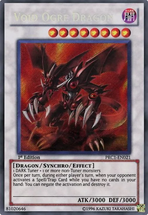 Void Ogre Dragon from Premium Collection - Yu-Gi-Oh!