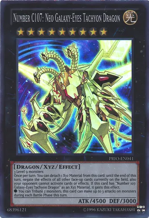 Numéro C107 : Néo Dragon Tachyon aux Yeux Galactiques — Primal Origin - Unlimited — Yu-Gi-Oh!