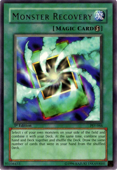 Monster Recovery — Pharaoh's Servant — Yu-Gi-Oh!