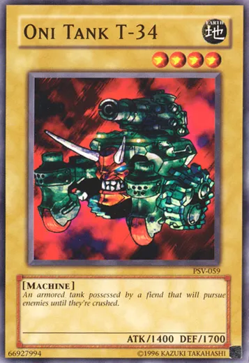 Oni Tank T-34 — Pharaoh's Servant - Unlimited — Yu-Gi-Oh!