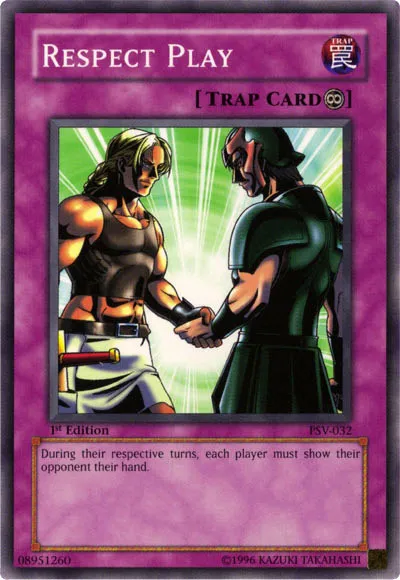 Respect Play — Pharaoh's Servant — Yu-Gi-Oh!