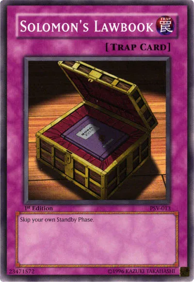 Solomon's Lawbook — Pharaoh's Servant — Yu-Gi-Oh!