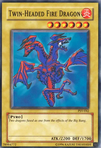 Dragon de Feu à Deux Têtes — Pharaoh's Servant - Unlimited — Yu-Gi-Oh!
