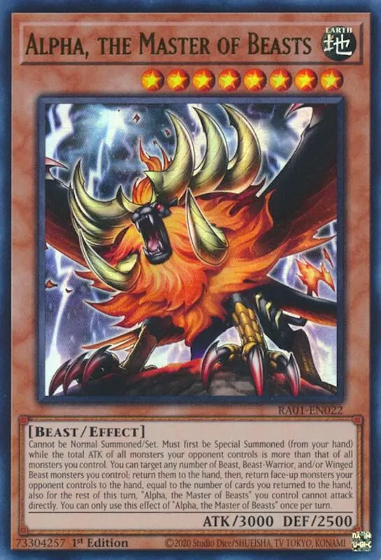 Alpha, the Master of Beasts — 25th Anniversary Rarity Collection — Yu-Gi-Oh!