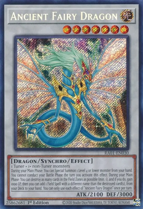 Ancient Fairy Dragon from 25th Anniversary Rarity Collection - Yu-Gi-Oh!