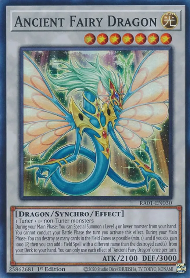 Ancient Fairy Dragon — 25th Anniversary Rarity Collection — Yu-Gi-Oh!