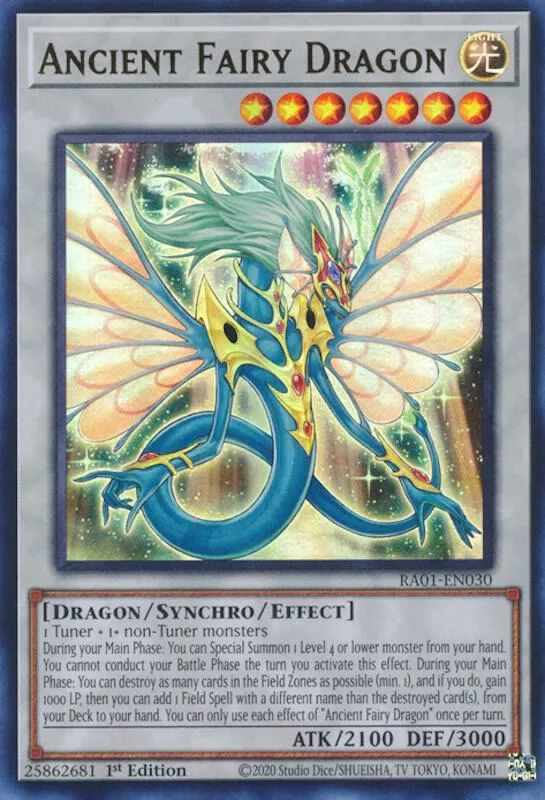 Ancient Fairy Dragon — 25th Anniversary Rarity Collection — Yu-Gi-Oh!