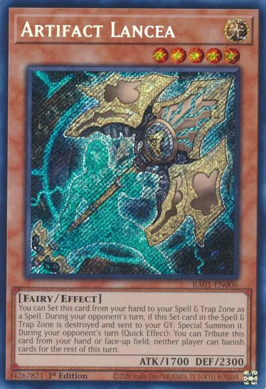 Artifact Lancea — 25th Anniversary Rarity Collection — Yu-Gi-Oh!