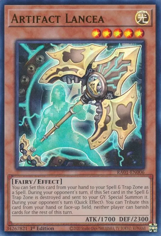 Artifact Lancea — 25th Anniversary Rarity Collection — Yu-Gi-Oh!