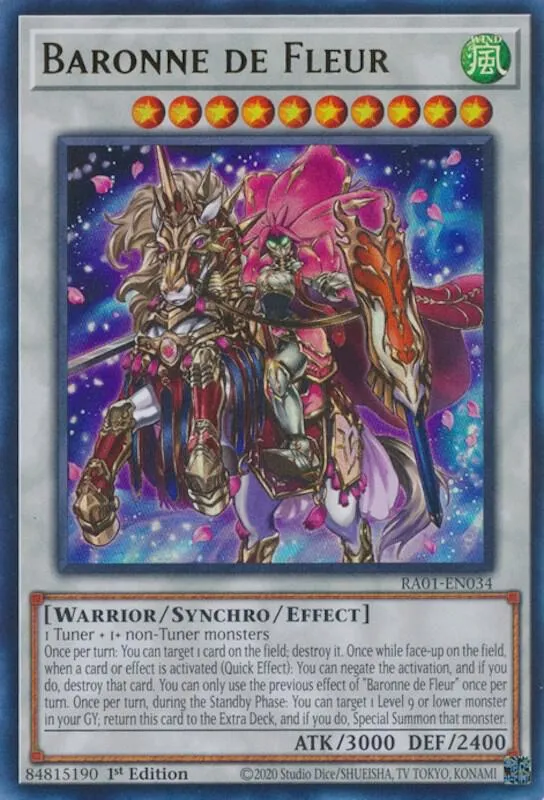 Baronne de Fleur — 25th Anniversary Rarity Collection — Yu-Gi-Oh!