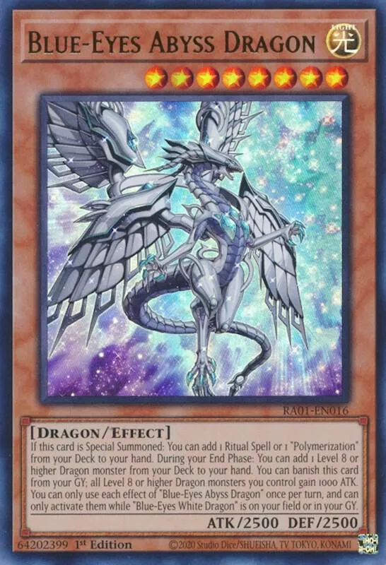 Blue-Eyes Abyss Dragon — 25th Anniversary Rarity Collection — Yu-Gi-Oh!