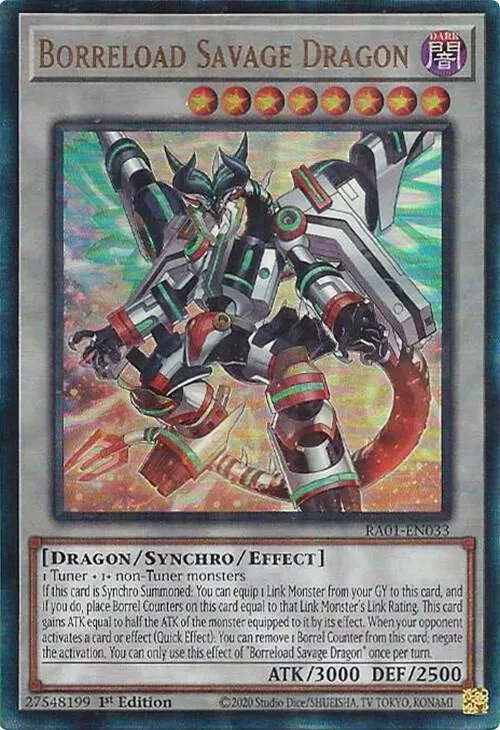 Borreload Savage Dragon — 25th Anniversary Rarity Collection — Yu-Gi-Oh!
