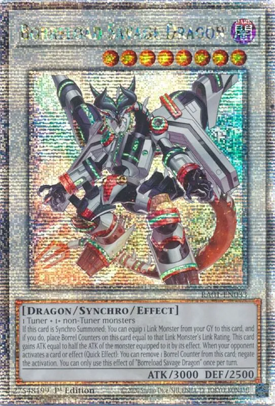 Borreload Savage Dragon — 25th Anniversary Rarity Collection — Yu-Gi-Oh!