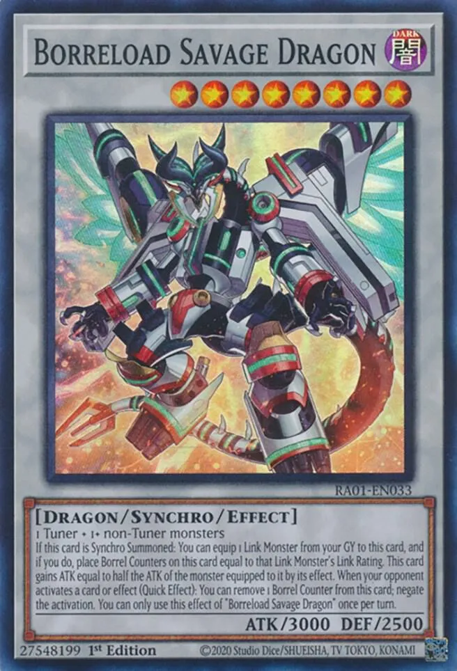 Borreload Savage Dragon — 25th Anniversary Rarity Collection — Yu-Gi-Oh!