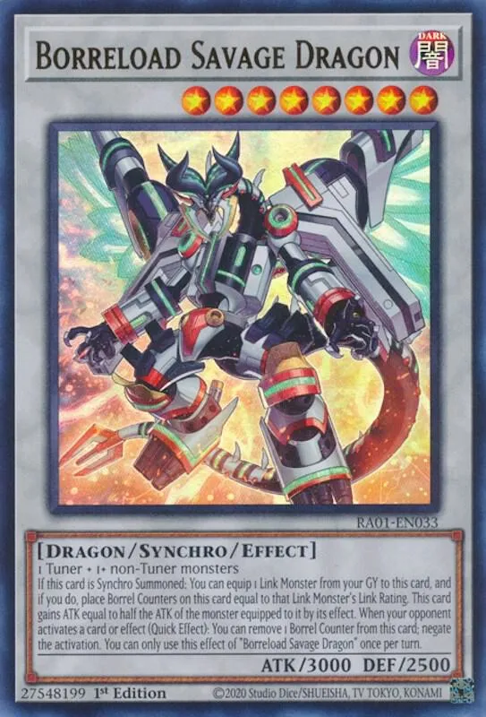 Borreload Savage Dragon — 25th Anniversary Rarity Collection — Yu-Gi-Oh!