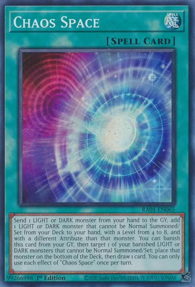 Chaos Space — 25th Anniversary Rarity Collection — Yu-Gi-Oh!