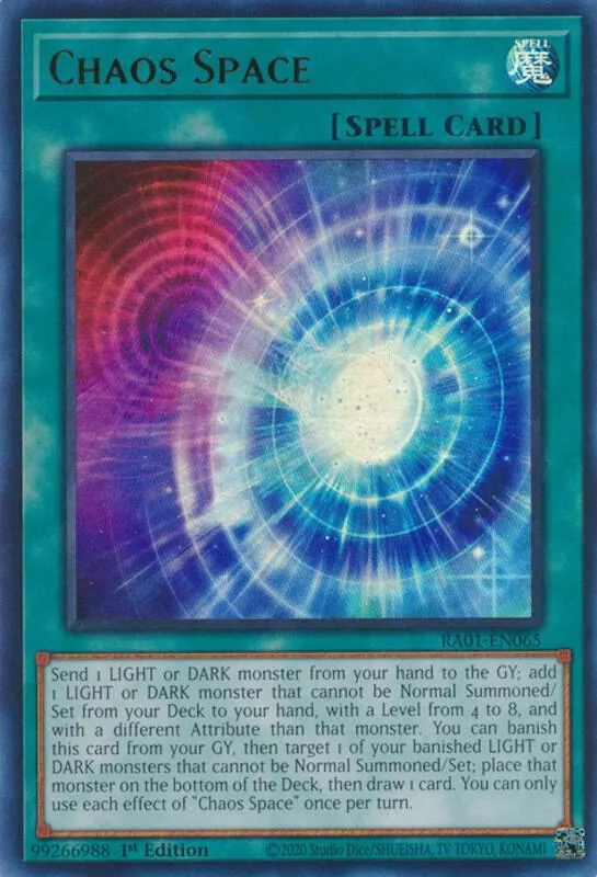Chaos Space — 25th Anniversary Rarity Collection — Yu-Gi-Oh!