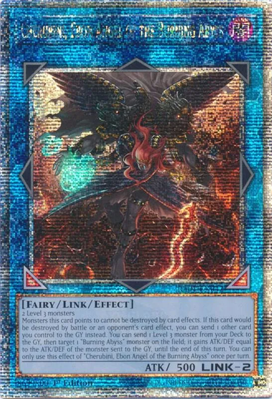 Cherubini, Ebon Angel of the Burning Abyss — 25th Anniversary Rarity Collection — Yu-Gi-Oh!