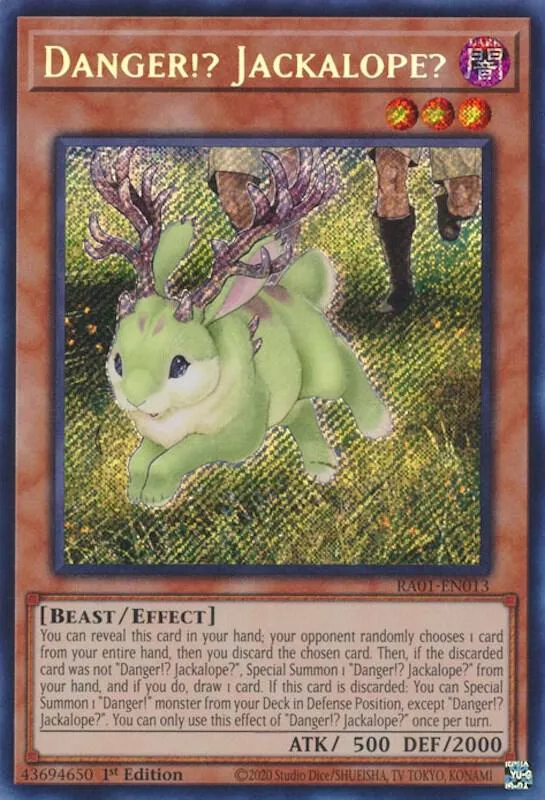 Danger!? Jackalope? — 25th Anniversary Rarity Collection — Yu-Gi-Oh!
