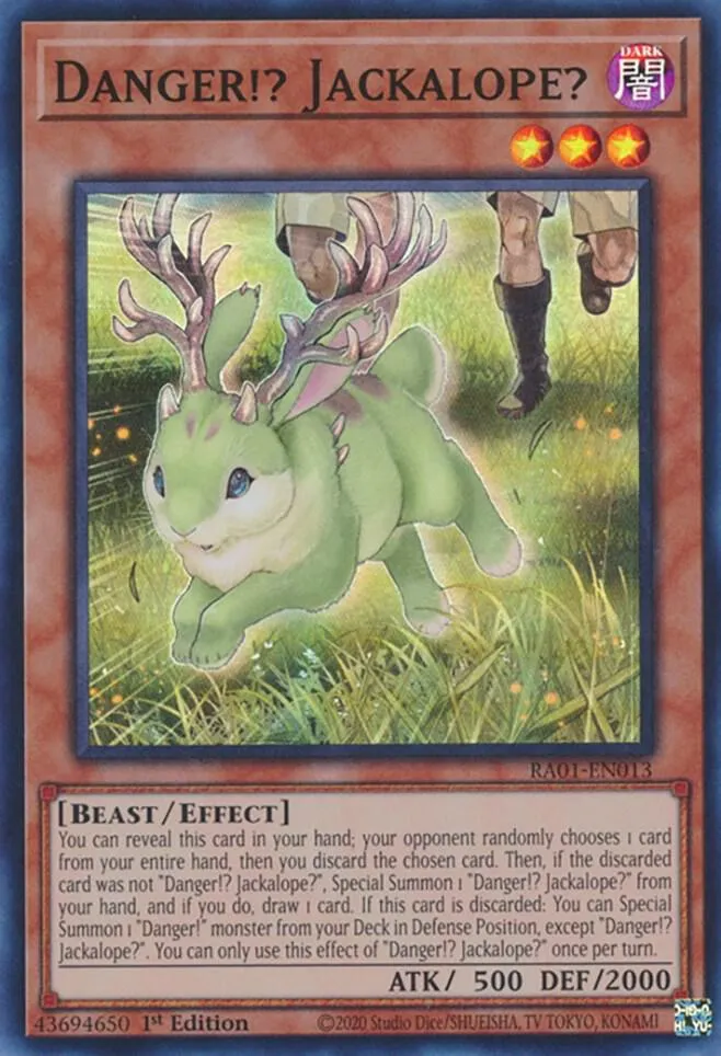 Danger!? Jackalope? — 25th Anniversary Rarity Collection — Yu-Gi-Oh!