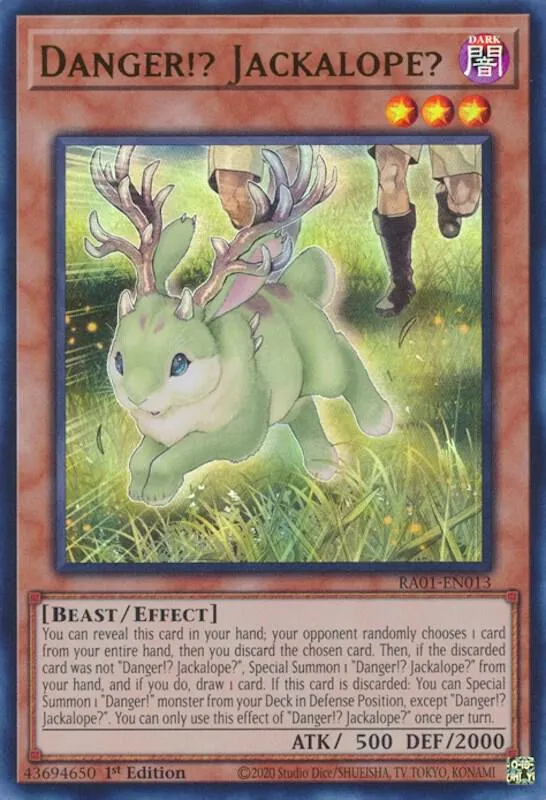 Danger!? Jackalope? — 25th Anniversary Rarity Collection — Yu-Gi-Oh!