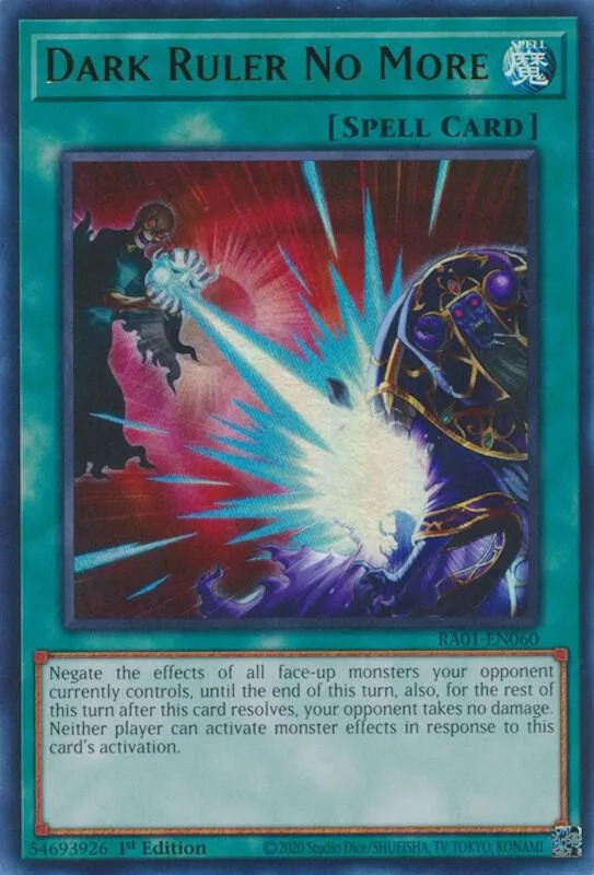 Dark Ruler No More — 25th Anniversary Rarity Collection — Yu-Gi-Oh!